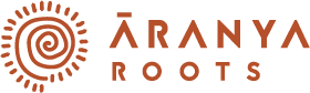 Āranya Roots logo oranje